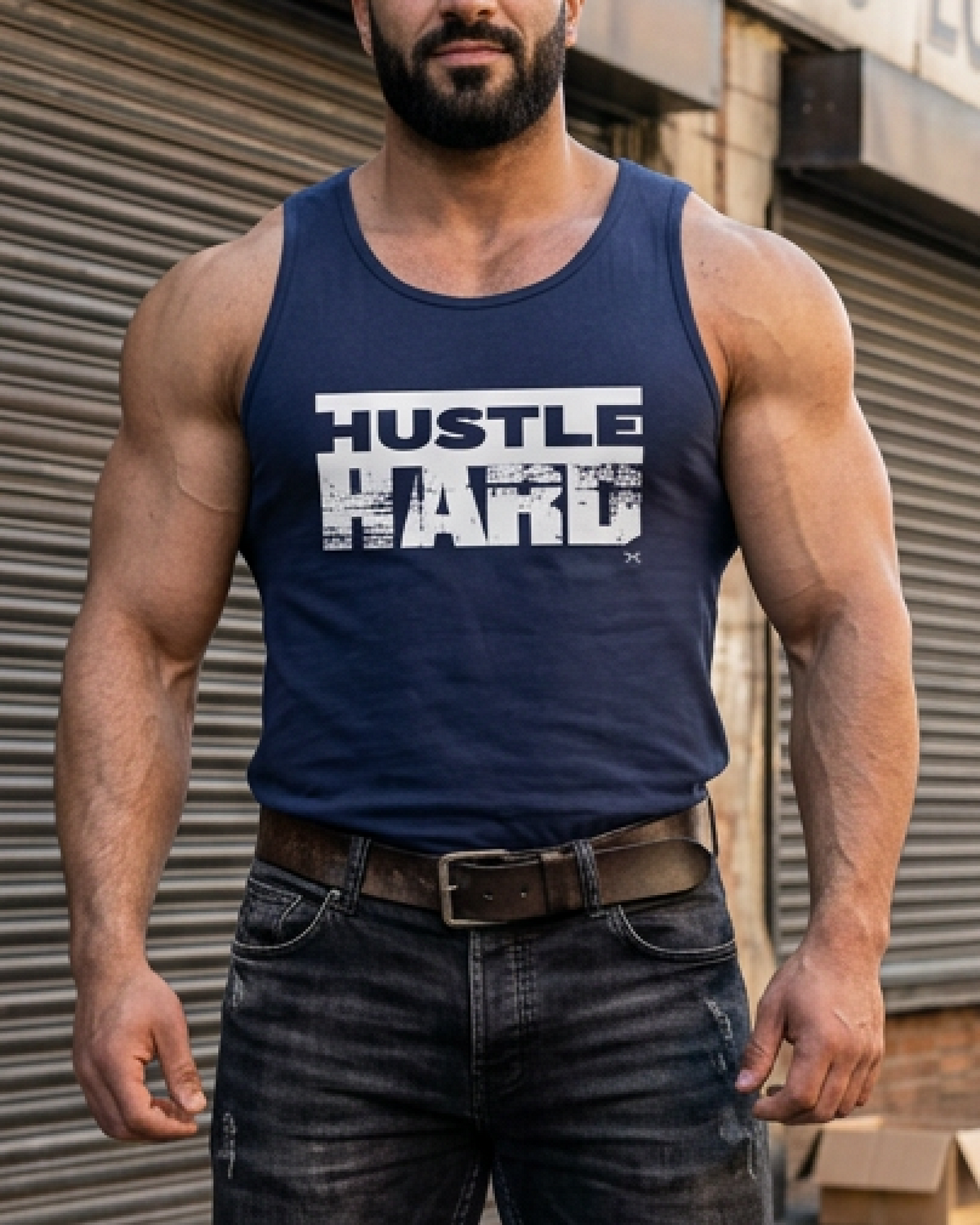 Hustle Hard Premium Tank Top