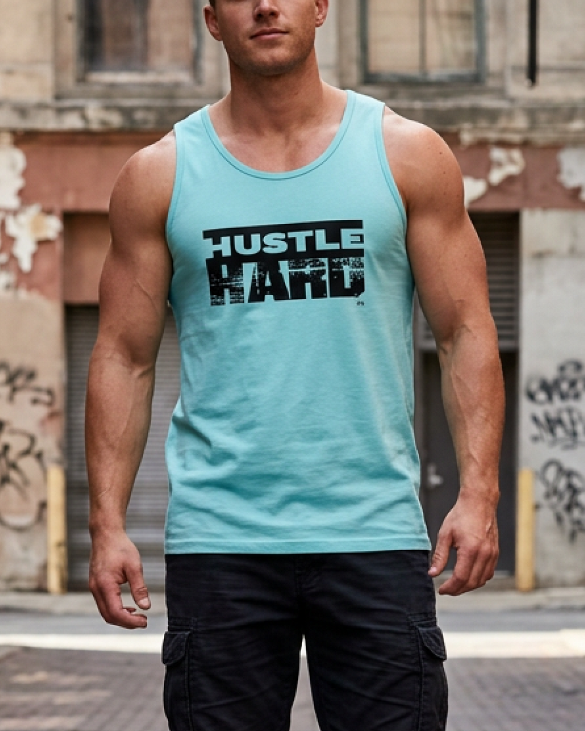 Hustle Hard Premium Tank Top