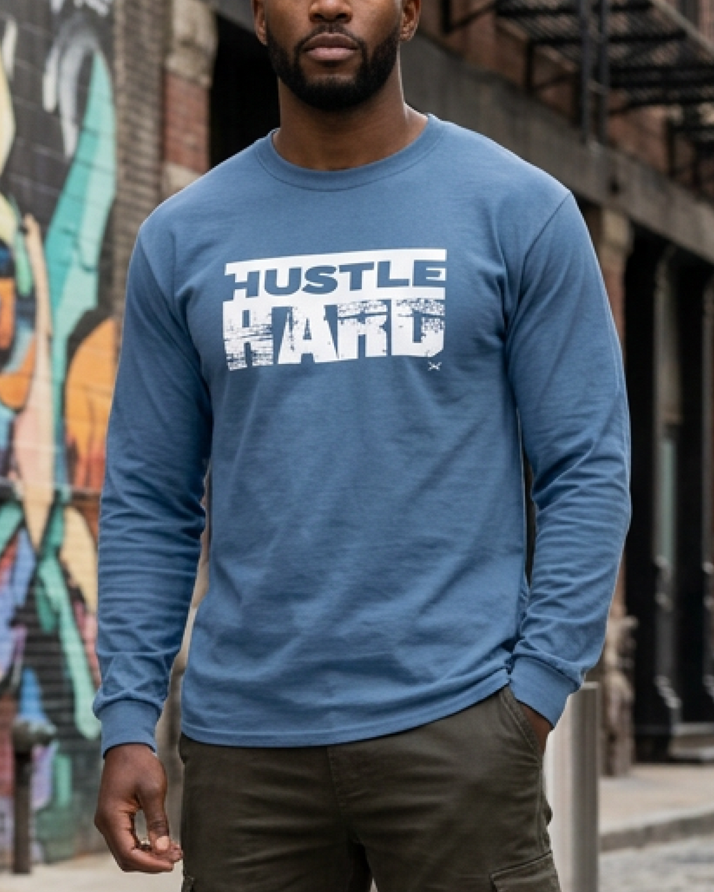 Hustle Hard Long Sleeve Shirt