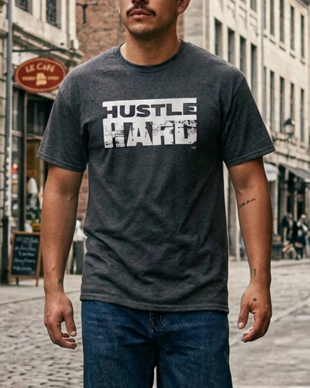 Hustle Hard Classic Tee